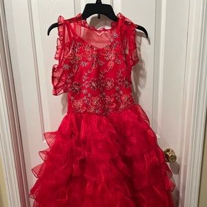 Girls pageant dress
